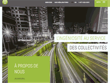 Tablet Screenshot of infrastructel.com